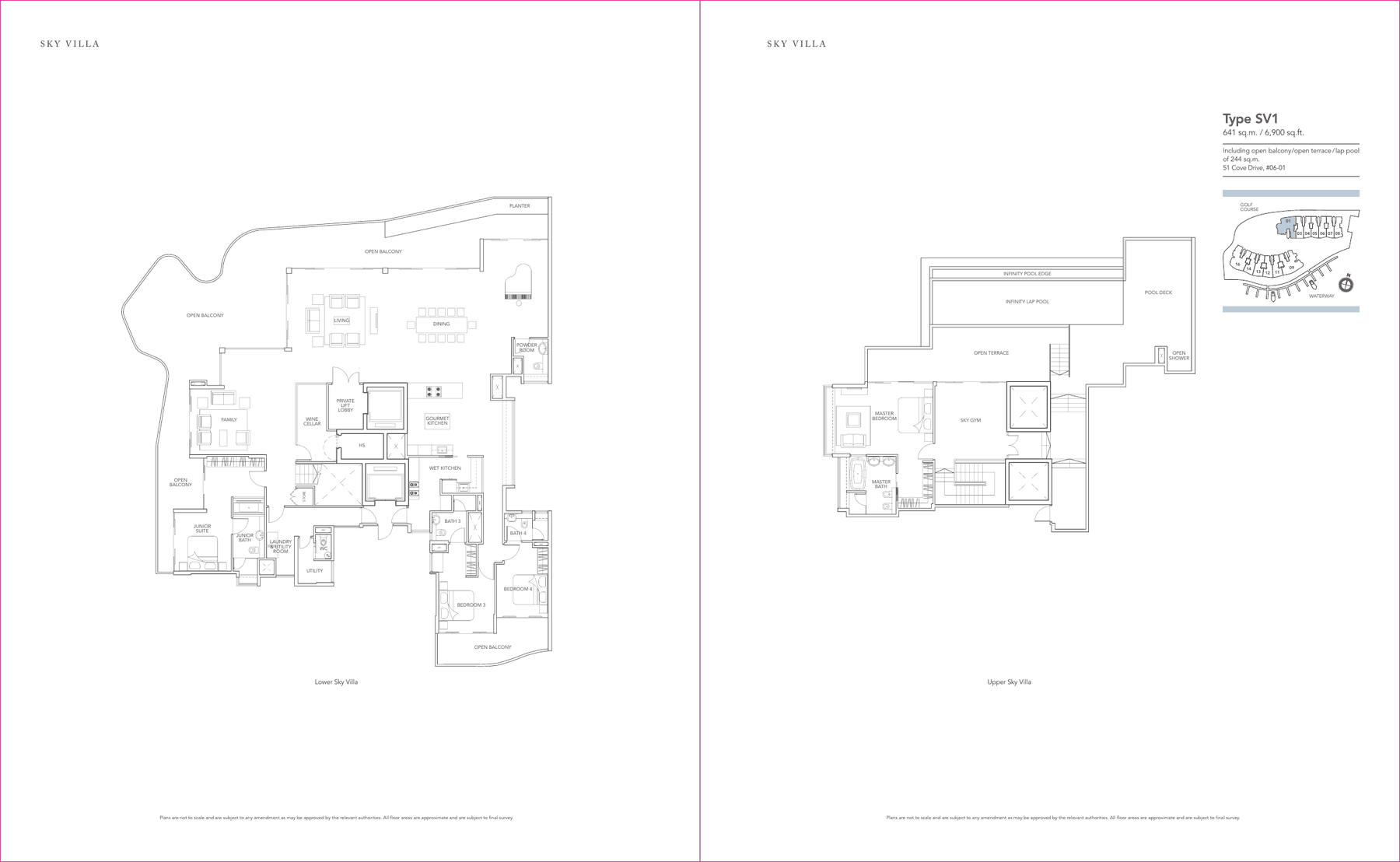 Sky Villa · Type SV1 · 6,900 sqft