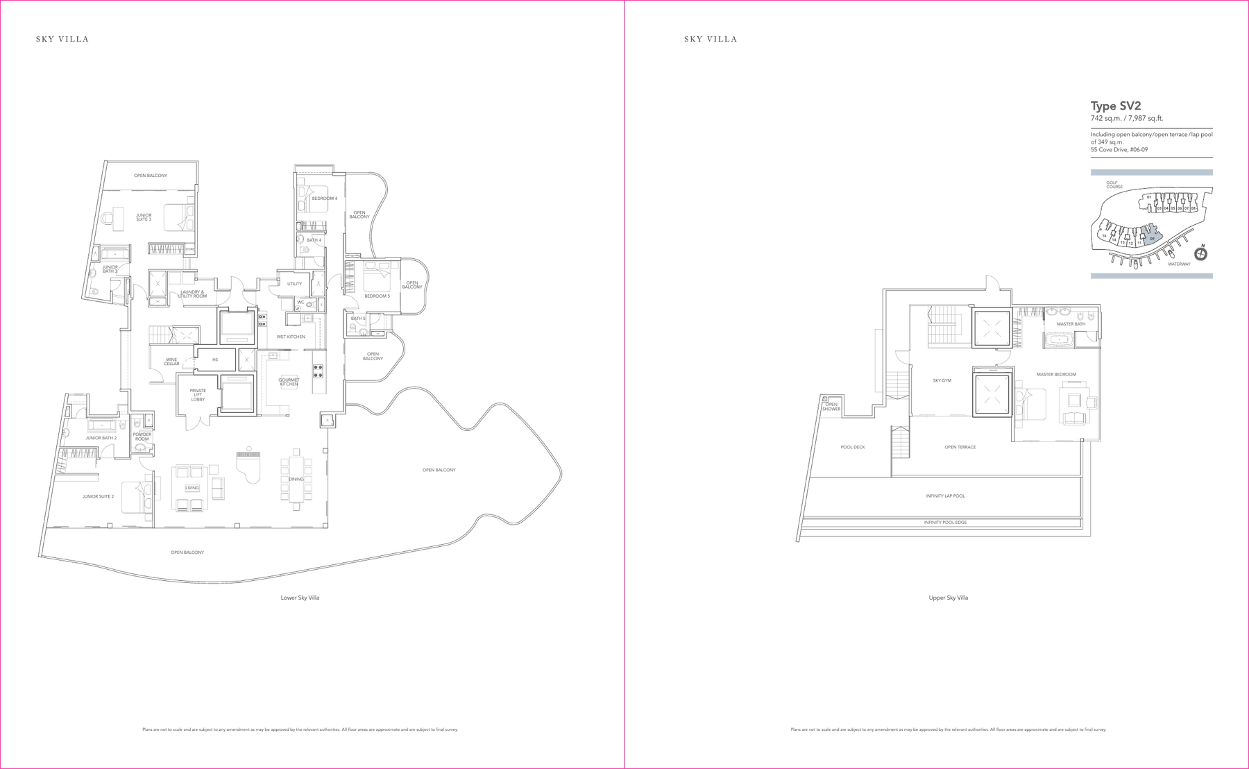 Sky Villa · Type SV2 · 7,987 sqft