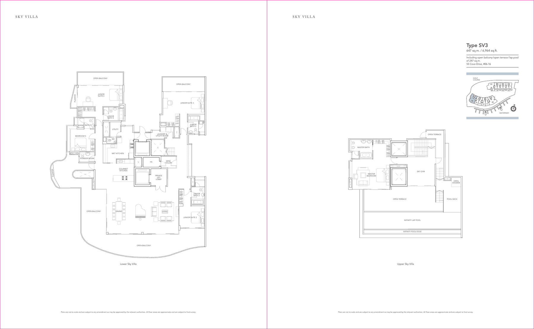 Sky Villa · Type SV3 · 6,964 sqft